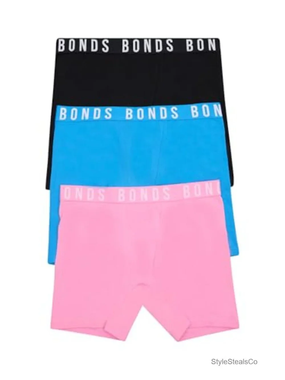 3-pack Cotton Blend Boxer Briefs Mid-Length Soft Everyday Comfort Underwear